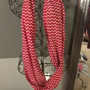 Infinity chevron scarf